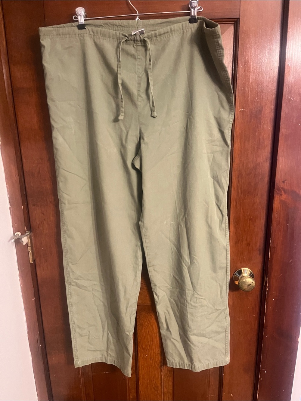 Dickies scrub pants - Olive Drawstring